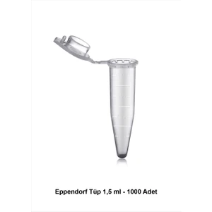 Eppendorf Tüp 1,5 ml - 1000 Adet