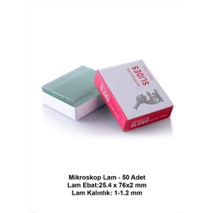 Mikroskop Lam - 50 Adet