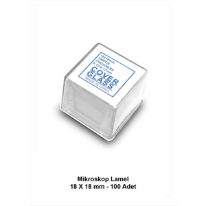 Mikroskop Lamel - 100 Adet