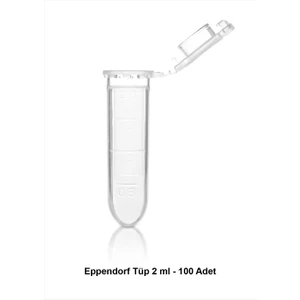 Eppendorf Tüp 2 ml - 100 Adet