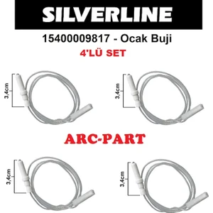 Silverline 5349 Ankastre Ocak Ateşleme Buji (4'lü Set)