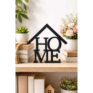 Minimal Siyah Home Dekoratif Obje – Modern Ev & Raf Süsü