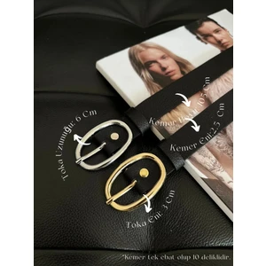 Oval Tokalı Kadın Kemer