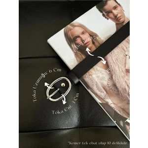 Oval Tokalı Kadın Kemer