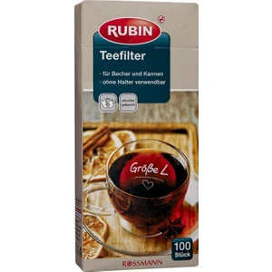 Büyük Boy Çay Filtresi 100'lü Klor ile Ağartılmış Sağlıklı Demleme İçin