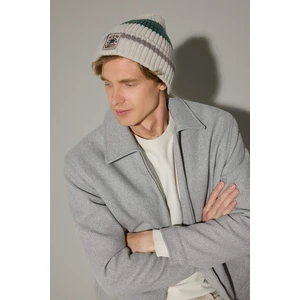 Erkek Etiket Baskılı Triko Bere A5057AX25WN