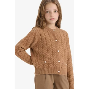 Kız Çocuk Düğmeli Hırka G6159A825WN