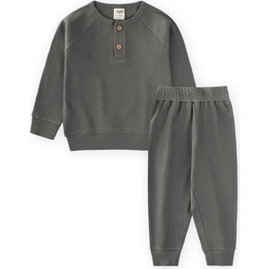 Reglan Kol Patlı Erkek Basıc Takım 1-6 Yaş Vizon