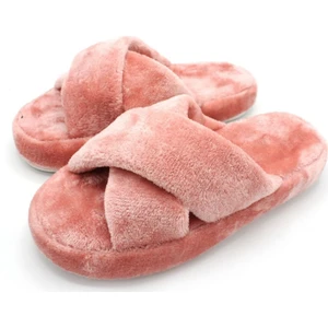 Kadın Ev Terliği Peluş Terlik Çeyiz Terliği Bohça Terliği Ses Yapmaz Taban