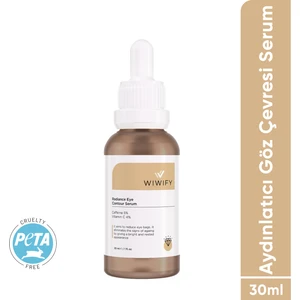 WIWIFY Göz Altı Torbalanma, Koyu Halkalara Karşı Aydınlatıcı Göz Çevresi Serum (Caffeine%5+C Vitamini%4)