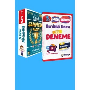 Tonguç Akademi 5. Sınıf Şampiyon Seti - Pybs Bursluluk Deneme Sınavı