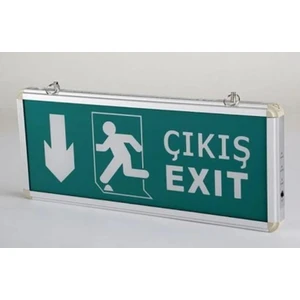 CT-9178 Acil Çıkış Armatürü Exit Ledli Şarjlı 3 W