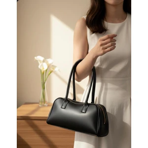 Siyah Elegance Mini El Çantası