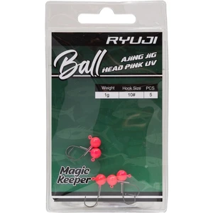 Ryuji Ball Ajing Pink Uv Iğne No 10 Jighead