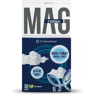 Mag Relax Magnezyum 30 Kapsül