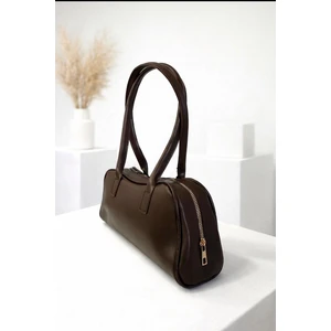 Kahverengi Elegance Mini El Çantası