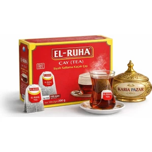 El-Ruha Kaçak Siyah Sallama Çay 100’LÜ