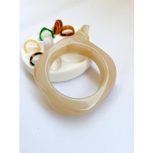 Sphere Jewelry Kemik Bej Bileklik