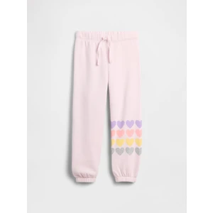 Kız Bebek Pembe Relaxed Pull-On Logo Eşofman Altı