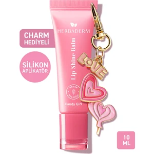 Candy Girl, Parlatıcı, Dolgunlaştırıcı, Onarıcı Vegan Dudak Balmı, Tatlı Şeker Aromalı 10 ml