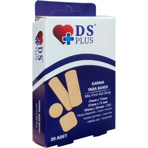 Ds Plus Karma Yara  Bandı 20 Adet 1 Paket
