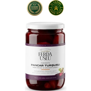 Pancar Turşusu - Kırmızı Pancar + Şalgam + Mor Havuç Lakto Fermente 600 ML
