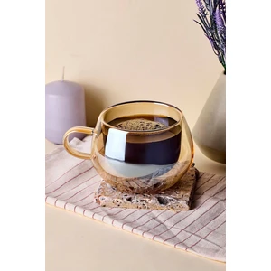 Cidar Amber Çift Cidarlı Kupa 280 ml