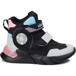 Sumo Patik Işıklı Pylon Bot Siyah Gri