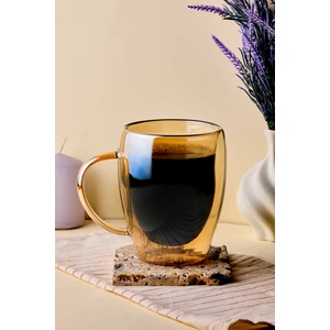 Cidar Amber Çift Cidarlı Kupa 350 ml