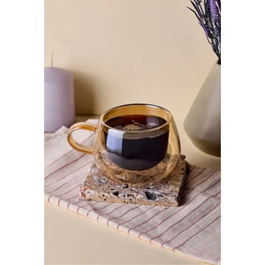 Cidar Amber Çift Cidarlı Kupa 150 ml