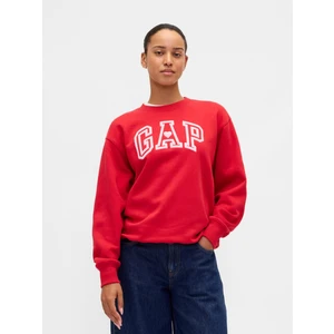Kadın Kırmızı Vintagesoft Gap Logo Tunik Sweatshirt