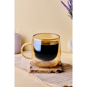 Cidar Amber Çift Cidarlı Kupa 300 ml