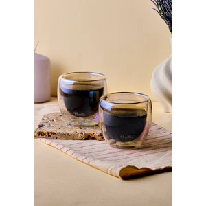 Colors 2'li Çift Cidarlı Espresso Cup 80 ml