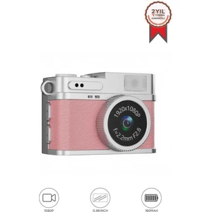 Dijital Fotoğraf Makineleri Video Kamera Mini Anahtarlık 1080P CMR35 Pembe