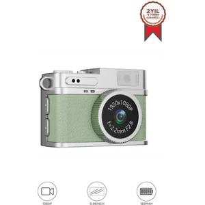 Dijital Fotoğraf Makineleri Video Kamera Mini Anahtarlık 1080P CMR35 Yeşil