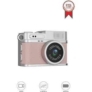 Dijital Fotoğraf Makineleri Video Kamera Mini Anahtarlık 1080P CMR35 Pudra