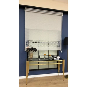 Volper Mekanik  VP1020 Çift Mekanizmalı Lazer Kesim Tül ve Stor Perde Gri Renk