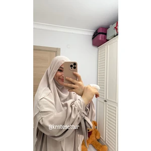 Kol Bağlamalı Elbise Gölgeli Sufle