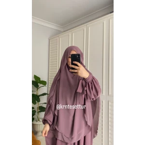 Kol Bağlamalı Elbise Gölgeli Sufle