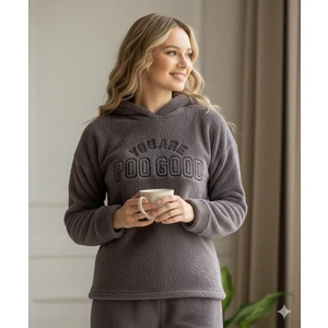 Tam Peluş Pijama Takımı