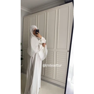 Kol Bağlamalı Elbise Gölgeli Sufle