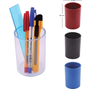 Premium Silindir Masaüstü Renkli Kalemlik