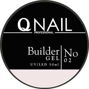 Qnail Professional Builder Gel No:02 50 ml Milk White