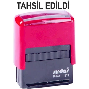 Otomatik Tahsil Edildi Yazılı Kaşe