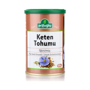 Keten Tohumu Öğütülmüş 100 gr (Teneke Kutu)
