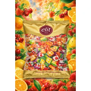 Glutensiz Karışık Meyve Dolgulu Şeker  1000 gr