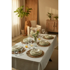 Leaf 24 Parça Porselen Yemek Takımı