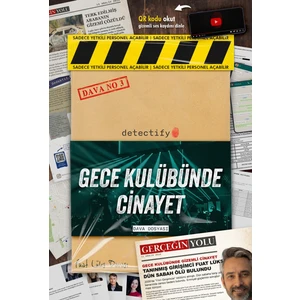 Gece Kulübünde Cinayet Dava Çözme Dedektif Oyunu