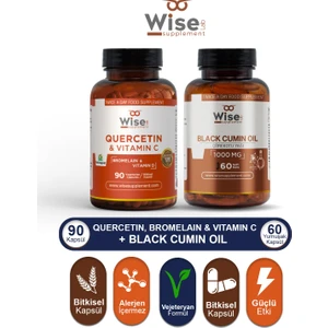 Wiselab Quercetin 90 Kapsül + Multivitamin