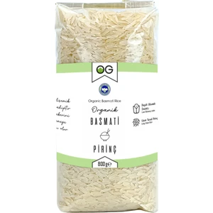 OG natural Organik Basmati Pirinç 800 gr